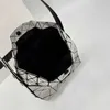 Nueva caja cuadrada con mosaico de colores contrastantes, bolso con rejilla de diamantes, bolso versátil para las axilas, bolsos de hombro, bolso portátil para mujer