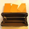 5A модные цветы дизайнерские кошельки на молнии роскошные мужские женские кожаные сумки высокого качества классические письма портмоне мужские классические клетчатые карты хол