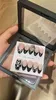 false Nails Press on Nail Press on Acrylic Nailsアーモンドネイルチップネイルフェイクネイルプレス偽ネイルスカットブラック猫Q240122