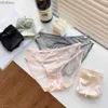 Sexy Set Cotton Crotch Bow Lace Panties Cute Briefs Female Lingerie Sexy Panties Middle Waist Seamless Lace Briefs Women L240123