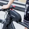 ROCKBROS sac de vélo étanche réfléchissant avant cadre supérieur Tube sac grande capacité ultraléger sac de vélo vélo sacoche 1L 240119