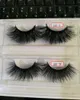 25mm long 3D mink hair false eyelashes to make eyelash lengthening version by hand with paper box DHL 6830324