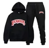 Modemarke Backwoods Herren-Set Fleece Hoodie Hose Dicker warmer Trainingsanzug Sportbekleidung Kapuzen-Trainingsanzüge Männlicher Sweatsuit 2207191773824