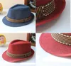 Crianças jazz bonés 21 design fedora trilby chapéu moda unisex chapéus casuais bebê menino meninas crianças 039s bonés crianças acessórios chapéus 215192486