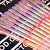 6Color Acrylic Marker Needle Tip Nail Enhancement Diy Color Paint Pen Net Röd vattenbaserad 10/20 st