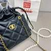 Fashion Luxury Bag Woman Shoulder Bag Designer crossbody handbag Pearl Hardware Chain Bag Mini Tote Bag Classic diamond plaid pattern Quilted bag 24c New Arrivals