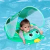 Kamizelka ratunkowa BOOY Swimbobo Dzieci nadmuchiwane pływające pływające pływaki Śliczne zielone dziecko basen kąpielowy dla dzieci pierścień z zabawkami w wodzie PVC Float na lato 240122
