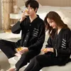 Dames Slaap Lounge Paar Nachtkleding Heren Dames Pyjama Sets Katoenen Pyjama Loungewear Homewear Kaii Kleding Losse broek met lange mouwen Herfst TopsL240122