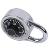 Zinc alloy lock Hardened Steel Shackle Dial Combination Luggage Locker turntable passwords padlock gym closet safe disc password locks SN927