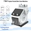 Ärr Microdermabrasion Therapy Acne Borttagning Skönhetskrubber Aqua Jet Peel Face Lyft LED -masker Portable Oxygen Machine 7 Handtag