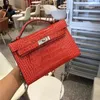 Abendtaschen Krokodilmuster Clutch Elegante Kette Kleine Tasche Kann Schulter Umhängetasche Modell Luxus Designer Handtaschen Hohe Qualität 2024