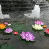 Fleurs décoratives simulées nénuphars flottants artificiels faux nénuphars pour étangs
