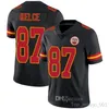 Grossistanpassade fotbollströjor 15 Patrick Mahomes 87 Travis Kelce 9 Juju Smith-Schuster 25 Clyde Edwards-Helai KansascityChiefsmen Women Youth Limited Jersey