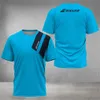 Men's T-shirt Color Contrast Tennis Clothing Breathable Golf Clothing Summer Fitness Short Sleeve Men's Badminton Sport Pullover