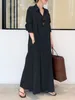 Этническая одежда S-5XL, мусульманское женское платье-рубашка, роскошное кувейтское женское кимоно Джалабият Рамадан 2024, кимоно, комплект Абая Химар, платья Галабия, Джилбеб
