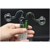 Cachimbos de fumo Curvo Tigela de vidro Queimador de óleo Skl Forma 14mm 18mm Masculino Feminino Cachimbo de tabaco para Bong Drop Delivery Home Garden Household S Otwm7