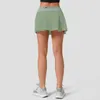 Pace Rival Mid-Rise Skirt Lightweight Sweat-wicking Golf Tennis Running Skirts With Side Drop-in Pockets And Secure Back Pocket 240119