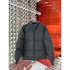 chaqueta de diseñador chaqueta de plumón pato blanco abajo esponjoso lujo completo de alta calidad al aire libre corto perfil alto diseño con capucha de invierno para mujer a prueba de viento