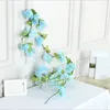 Dekorative Blumen Home Decor Künstliche Kirsche Rattan Hohe Simulation Blütenrebe El Hochzeit Fake