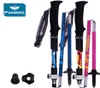 2pcllot 1 para Nordic Walking Bules Trekking Szybki turystyczne aluminium z włókna węglowego Regulowane sztyfty piesze Pioneer7350893