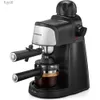 Coffee Makers Espresso Machine 3.5Bar Espresso and Cappuccino Machine with Fast Heating Function 1-4 Cups Coffee Maker(Black) YQ240122