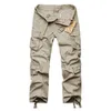 Pantalons pour hommes Mode Casual Hommes Été Armée Style Militaire Pantalon Tactique Cargo Drop ABZ114