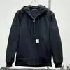 Herrjacka designer jacka män denim kappa vintage tvättad canvas vinter parka jean kvinnor pullover rockar lapel hals ullkläder utkläder vadderad byxa