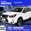 자동차 액세서리 주간 달리기 라이트 트리머 회전 신호 표시기 Subaru Forester LED 헤드 라이트 13-18 전면 램프