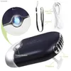 Elektriska fläktar Portable Air Cooler Fan USB RECHARGEABLE Handheld Mini Eyelash Fan Dryer Air Conditioning Blower For Eyelash Extension SuppliesL240122