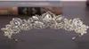 Wunderschöne funkelnde große Kristall-Hochzeits-Diademe mit Diamanten, Festzug, Haarband, Kristall-Brautkronen für Bräute, Kopfschmuck, Silber, Gold, H7427232