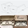 Sunglasses Frames UVLAIK TR90 Anti Blue Light Eyeglass Frame Women Men Myopia Optical Prescription Glasses Large Decorative Eyewear