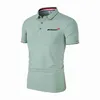 McLaren Herren-T-Shirt mit kurzen Ärmeln, atmungsaktives Hemd, lässiger Druck, Slim-Fit-Polo, neue Sommermodemarke für Herren, Golf