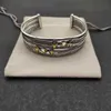 Armbänder Luxus Armreif Designer Schmuck Frau Reihe Kabel Manschette Armband Frauen Runde Trennung Armband Schnalle 925 Sterling Silber 18 Karat vergoldet Logo