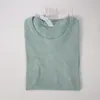 LU-088 Kadın Yoga T-Shirts Kadın T-Shirt Yüksek ELEKTİK NEFRABİLİR KAPSAM EN İYİ HIZLI KIRILMAK KURULUMU KISA KISA KISA KULLANIM SPOR SAYFI GİYESİ 706