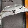 Ap Moissanite Orologi da uomo Automatici Vvs Diamanti argento Superamento del test Movimento automatico Vs Orologio da polso alla moda di fabbrica Automatico 41 mm Acciaio inossidabile StrAP SAP