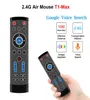 T1 Max Voice Remote Control 24Ghz Wireless Air Mouse Gyro لـ H96 X96 A95X HK1 Android TV Box KM1 Google TV VS MECOOL BT19321171