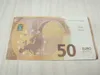 Kopiera pengar Faktiska 1: 2 Storlek Rekvisita Euro Toy Ticket Euro Bill Valuta Party Fake For Supplies GPCAQ