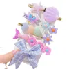 Nytt barns skalklipp set Princess Girl Card Baby Broken Hair Accessories Headpiece Bow