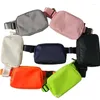 Aufbewahrungstaschen Taillen Frauen Pack Brust -Schulter -Gurte Tasche Mode Packs Party Crossbody Lady Travel Phone Beutel Geldbörse Bum Metal Wörter Wörter