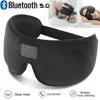 Cuffie 2021 Cuffie per dormire Bluetooth 5.0 3D aggiornate Maschera per gli occhi con altoparlante stereo ultrasottile Supporto vivavoce 100% Blocklight