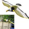 Garden Decorations Bird Repellent Hanging Eagle Hawk Scare Deterrent Electric Flying Pest Control Outdoor Yard Decor