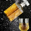 1000ML Vierkante Karaf Lege Geest Whisky Wijnfles Glas Drankflessen Crystal Spirits Bar Thuis 240122