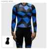 Erkek Trailsits Bisiklet Jersey Setleri 2021 Özel Uzun Kollu Şort Silikon Pad Bisiklet Giyim Sözlüğü Seti Pro Treathlon Suith24122