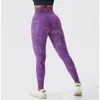 Calças Nclagen Mulheres Sports Leggings Camuflagem Calças de Yoga Cintura Alta Hip Lifting Fiess Running Squat Proof Quick Dry Gym Collants