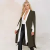 Women's Trench Coats British Style Open Sleeve Cloak Outwears Women Long Tuxedo Manteau Femme FS0052