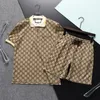 T-shirt Polo Mens tracksuits Designer T-shirt voor mannen Vrouwen Letters Korte mouwen T-shirt Fashion Casual Shorts Tweedelig T-shirt