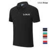 100% Cotton Men Polo Shirt Mid Grade Custom Club 2023 Male Women Short Sleeve Lapel T-shirt Golf Tennis Solid Polos New