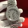 Luxury Watch Top Movement Diamonds Watch Moissanite Diamonds Test Rose Silver Automatic 41mm Waterproof 904 Stainl