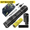 Ficklampor NITECORE P10I 1800 LUMENS Taktisk ficklampa LED-fackla typ-C laddningsbar I-generationens lykta NL2140i 4000mAh batteri 240122