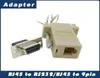 Bonne qualité entier 1000 pcslot DB9 femelle à RJ45 femelle FF RS232 adaptateur modulaire connecteur convertisseur Extender8383432